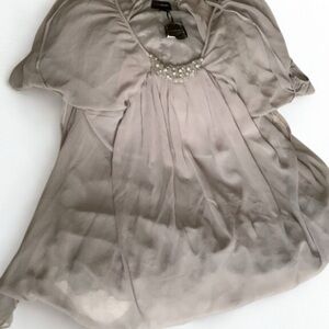 Jeweled Quarter Sleeve Top